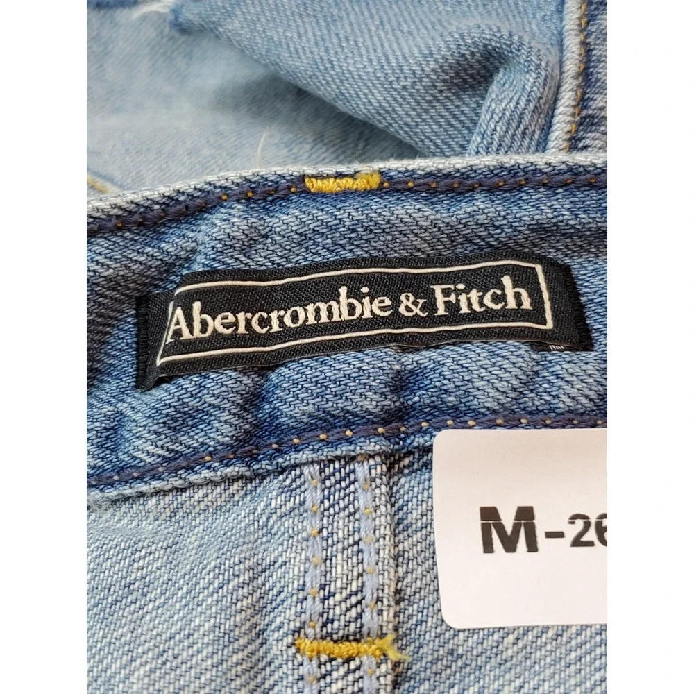 Abercrombie & Fitch Women Shorts 24 Blue Denim Jean Shorts The A&F NWT